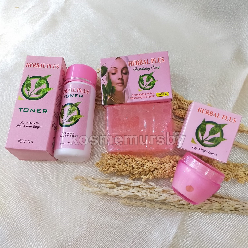 PAKET LENGKAP HERBAL PLUS ( CREAM TONER Dan SABUN)