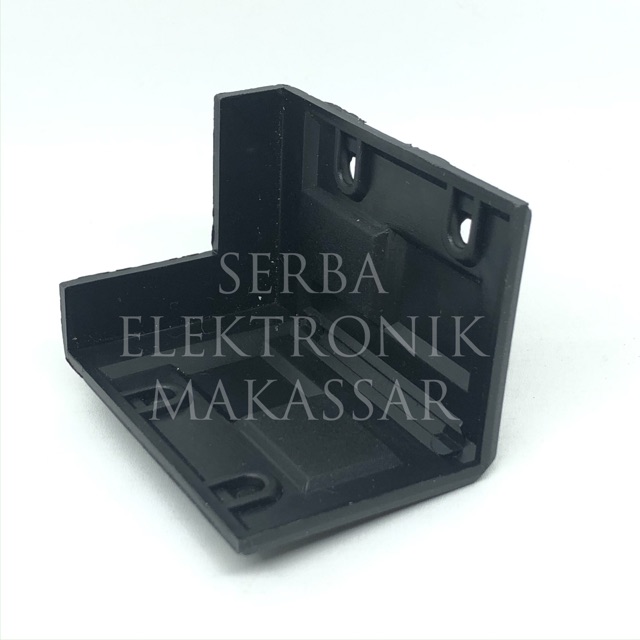 Siku Sudut Box Speaker Sedang Plastik Hitam