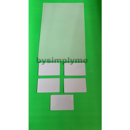 

PVC ID CARD SUDAH DI PLONG / BAHAN ID SUDAH DI POTONG UKURAN KTP ATM