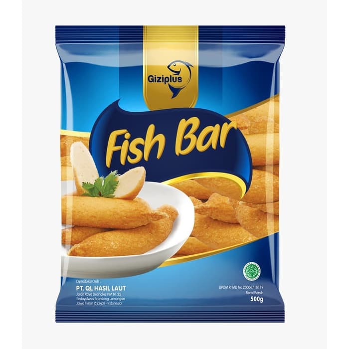 GIZIPLUS FISH BAR 500GR