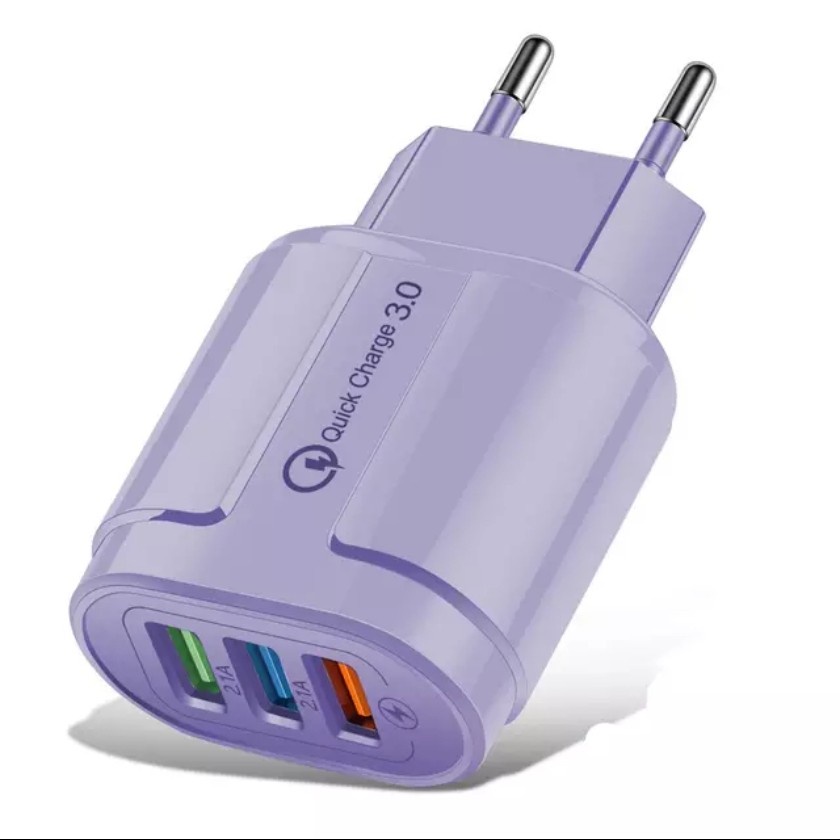 CHARGER CASAN DUAL FAST CHARGING QUICK CHARGING 3.0 DUAL 2.1A ORIGINAL