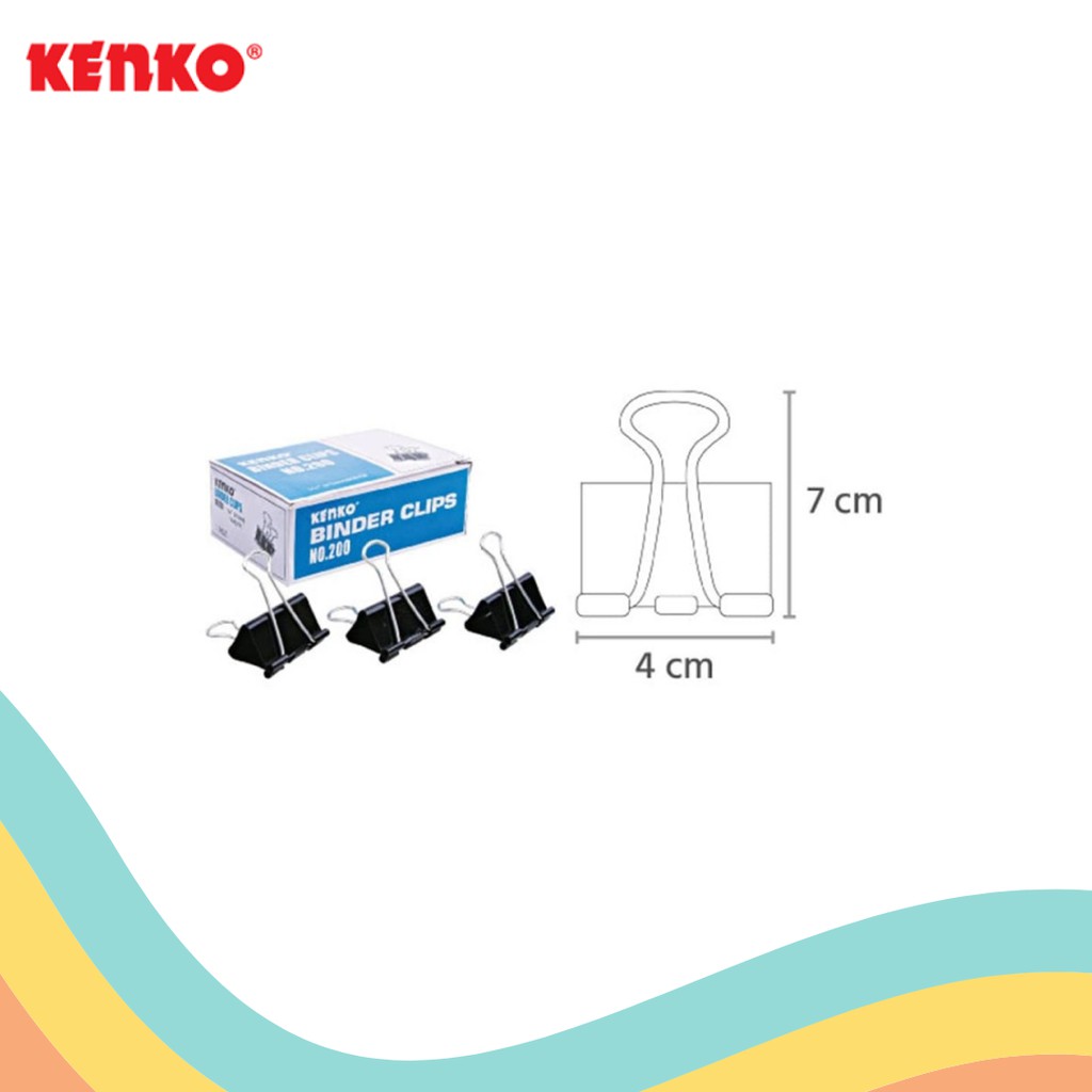 

BINDER CLIP KENKO 200 (1 PACK)