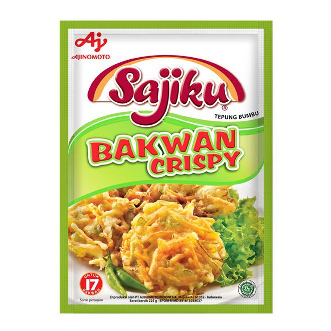 

Sajiku Tepung Bakwan Crispy Bks 225g