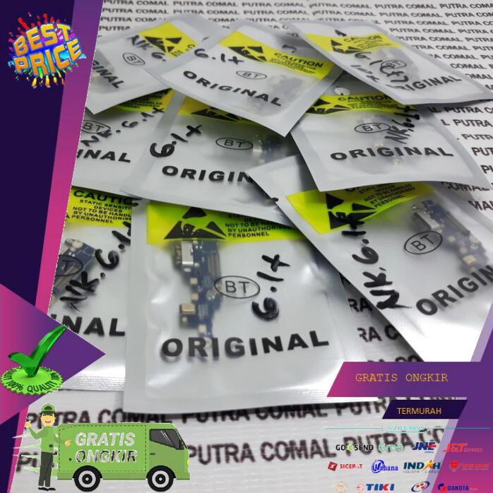 SPAREPART HP NOKIA X6 6.1 PLUS PAPAN BOARD KONEKTOR CONEKTOR CAS CHARGER NOKIA 6.1+ BOLEH RESELLER