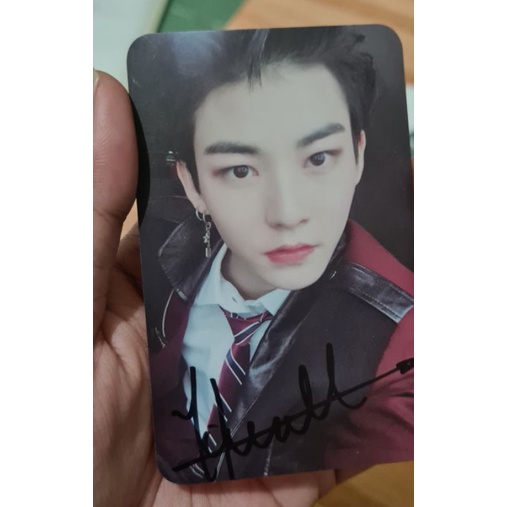 Hwall Hyunjun photocard sign pc postcard the boyz