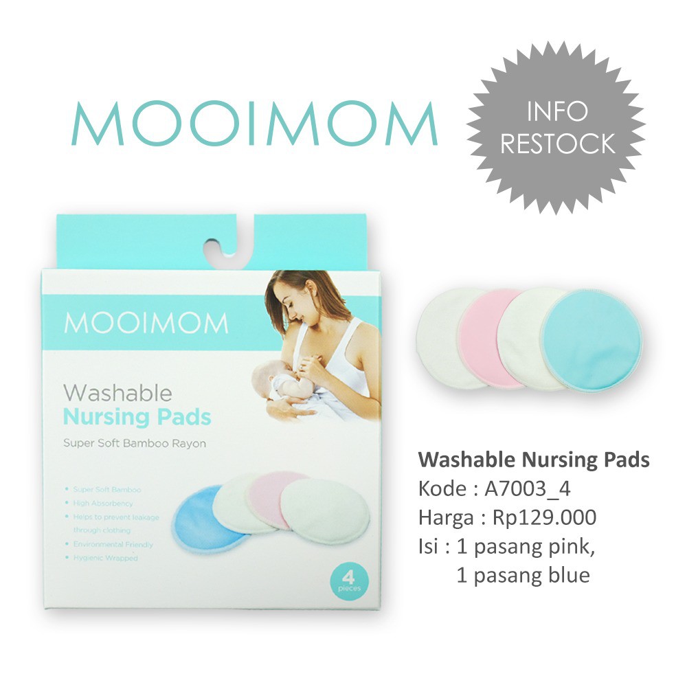 MOOIMOM WASHABLE NURSING PAD