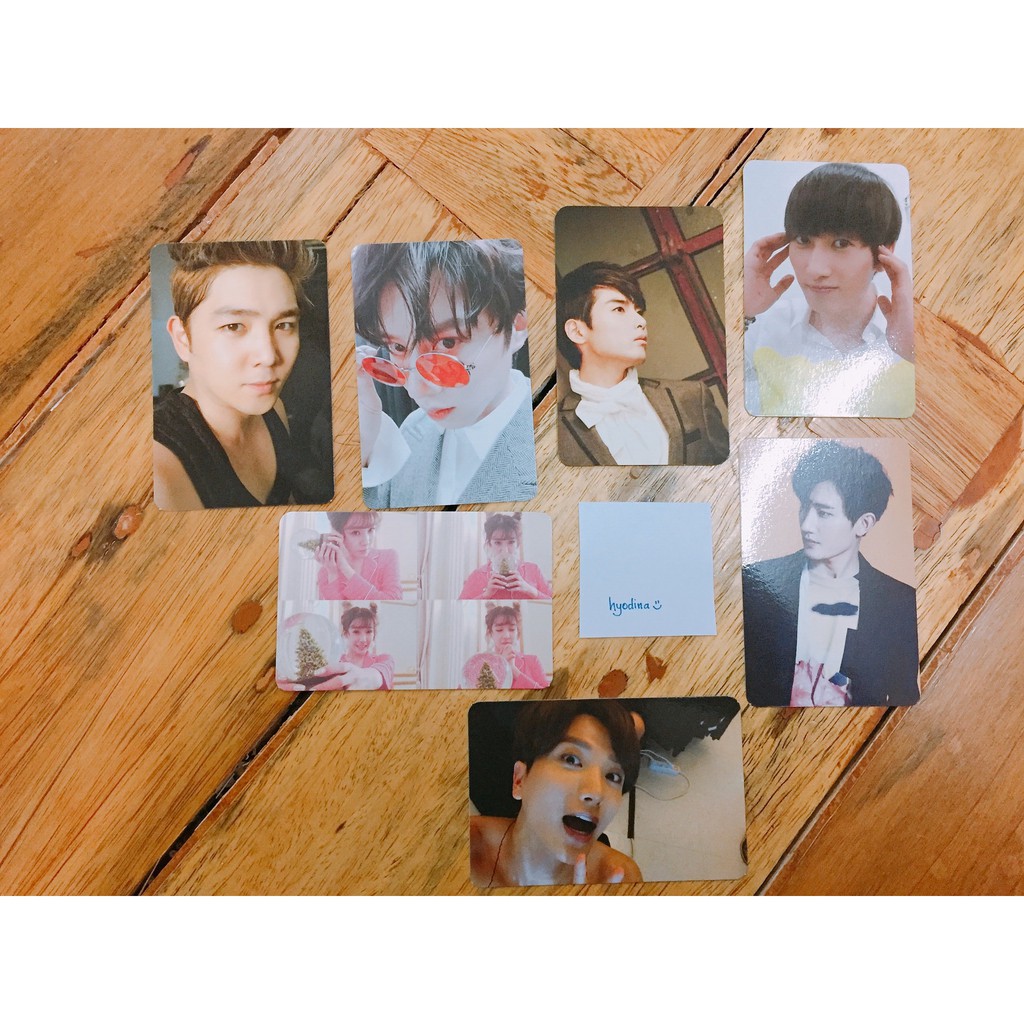 Super Junior Eunhyuk, Leeteuk, Kangin, Heechul, Ryeowook, Zhoumi & SNSD Tiffany Photocard