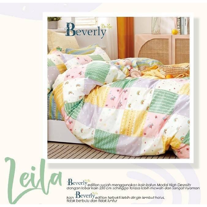 Sprei Anti Geser Sprei Home Made Seprei Home Made Sprei Katun Beverly Leila 90x200 100x200 120x200
