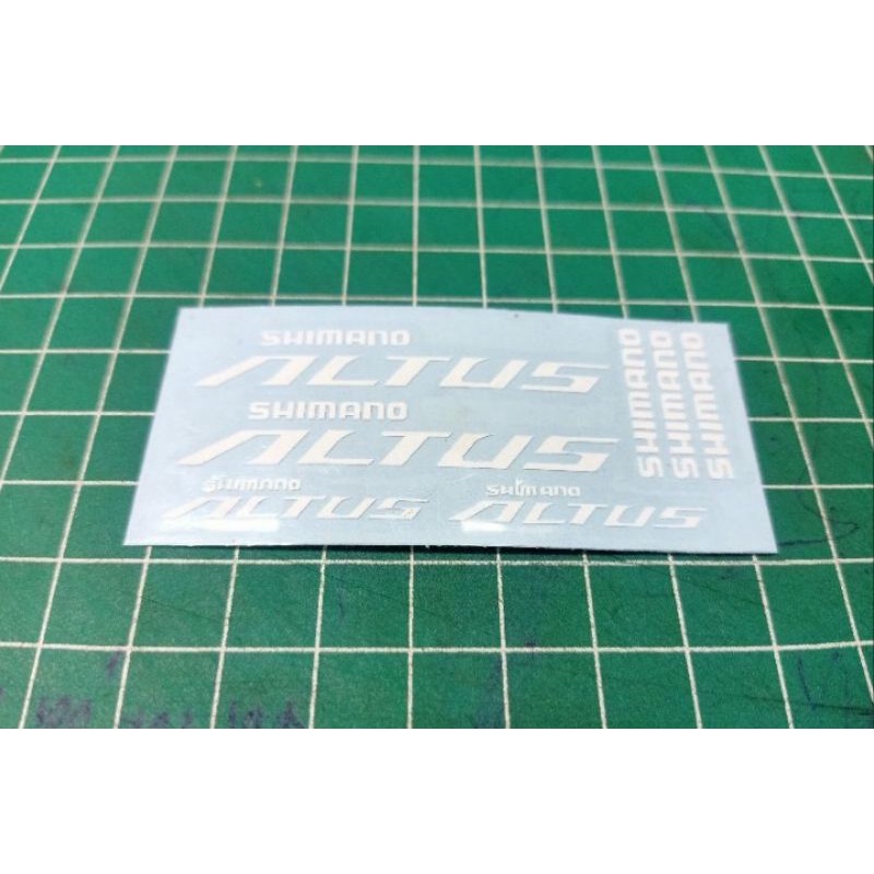 Sticker Shimano Altus/Sticker Sepeda Shimano