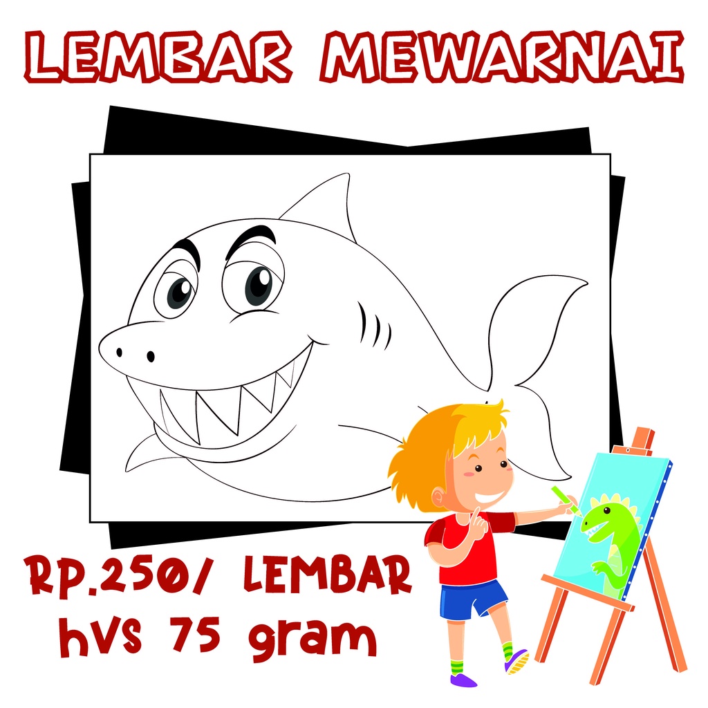

LEMBAR MEWARNAI UNTUK ANAK ANAK UKURAN HVS a4 MURAH DAN CEPAT