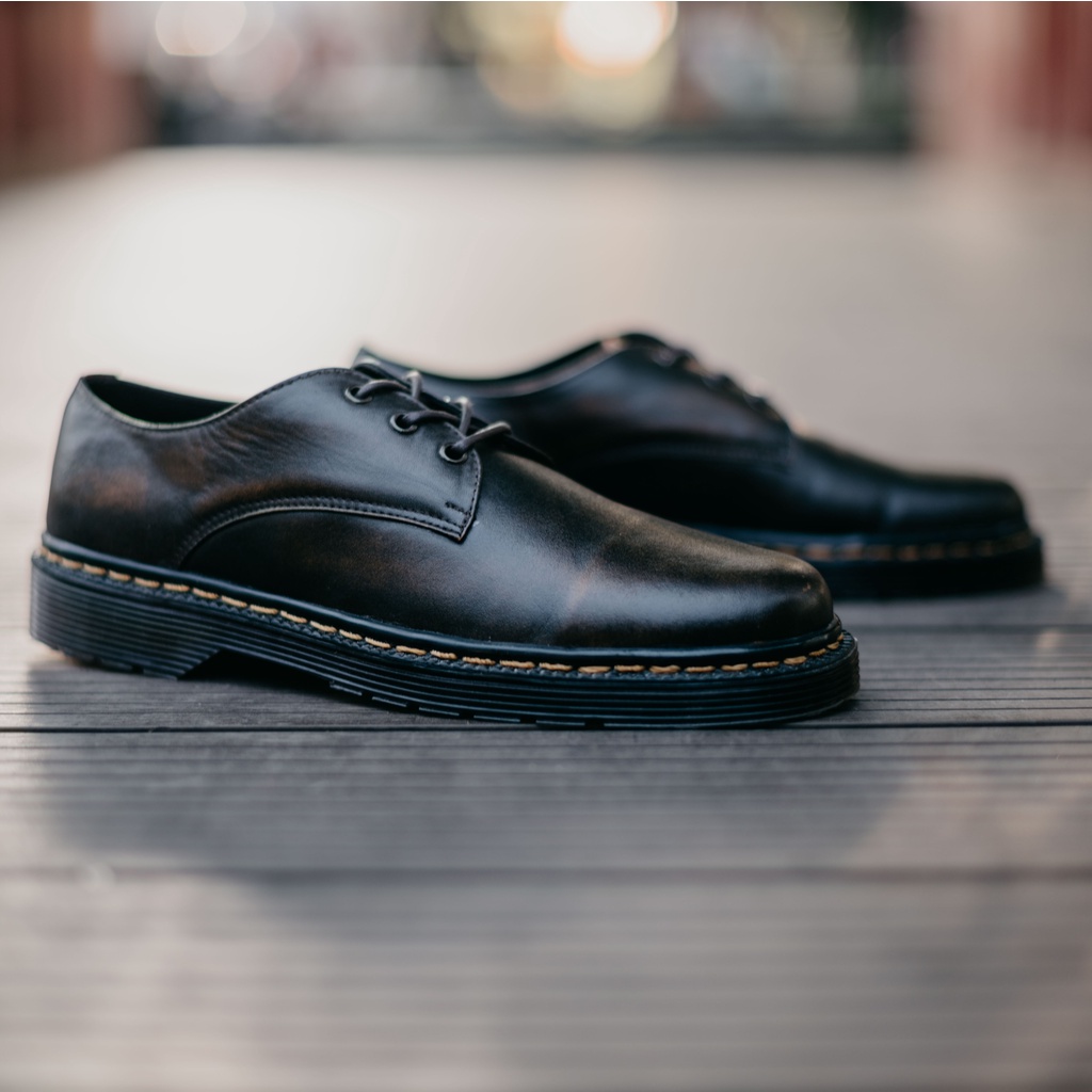 Kalmar Camel (Kulit Asli) - Sepatu Pantofel kulit Asli dokmart sepatu docmart pendek sepatu dokmart kulit asli - Pantopel Pria Kasual Formal Kerja Kantor Kuliah oxford original
