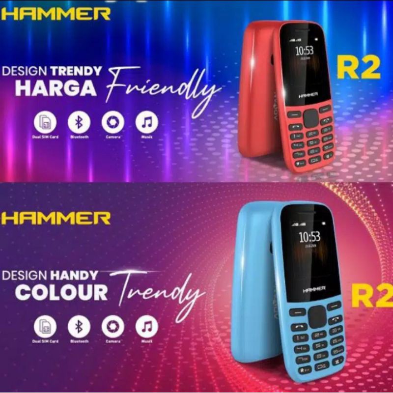 Advan Hammer R2 Candybar Hp Murah Garansi resmi