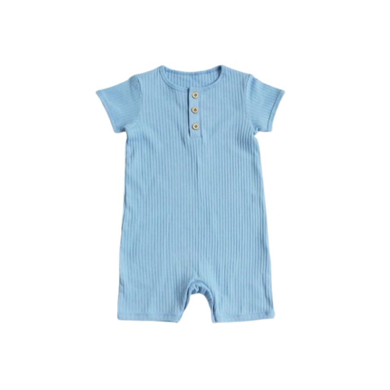 I Am Cotton Romper Rib Pendek 3-12M