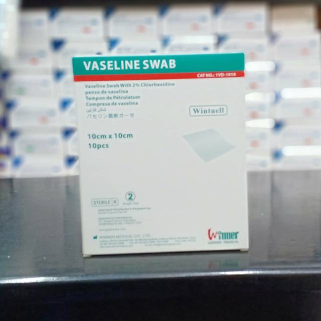 Vaseline swab