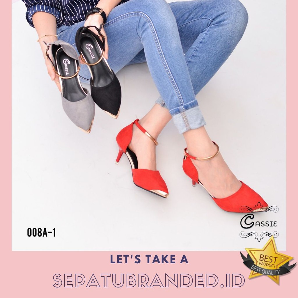 SEPATU/SEPATU IMPORT/SEPATU BRANDED/SHOES/HEELS/SEPATU KANTOR/FLATSHOES/SHOES/hak/cassie 088a-1
