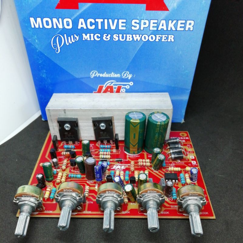 KIT SPEAKER AKTIF MONO PLUS SUBWOOFER JAL 630