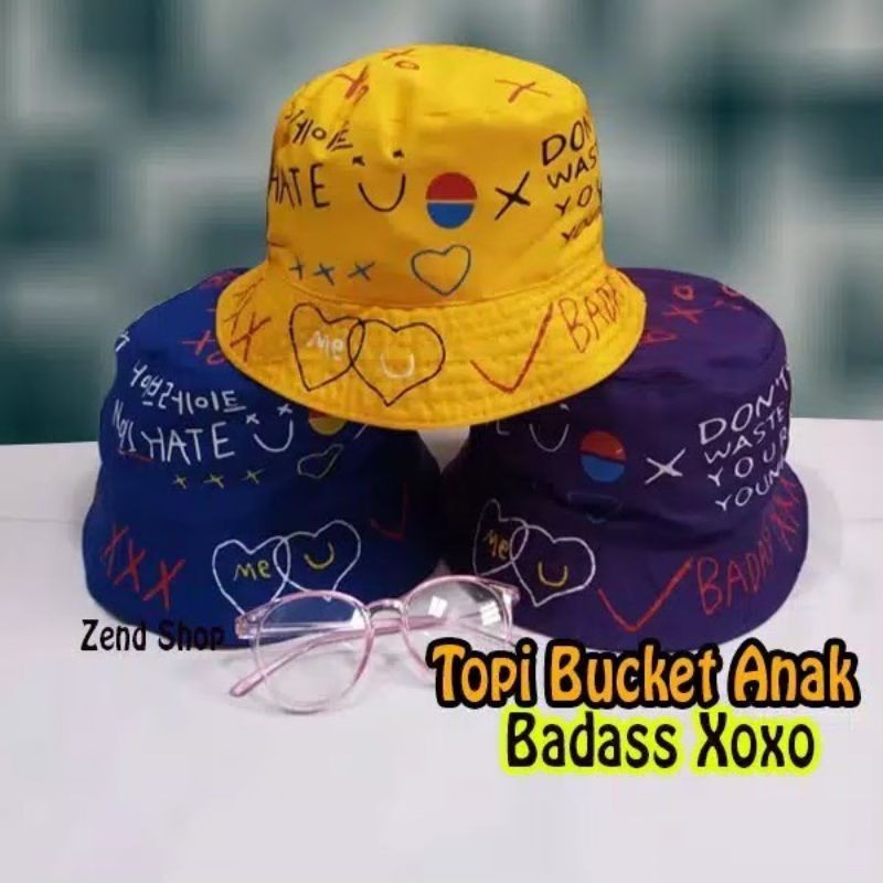 Topi bucket kids