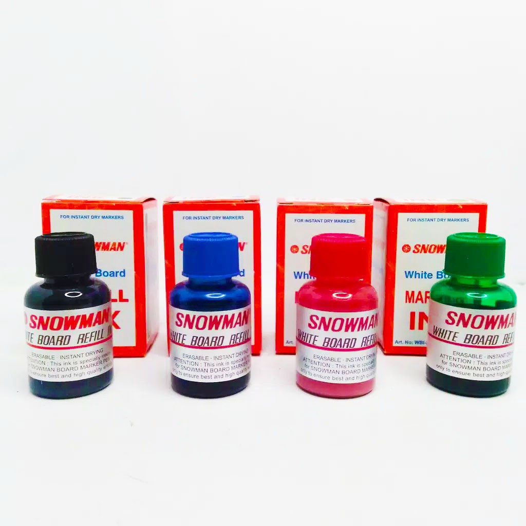 

ISI REFILL TINTA SPIDOL SNOWMAN WHITE BOARD MARKING INK