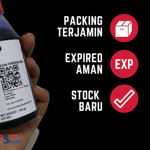 kobalt resin fiberglass - cobalt blue - promotor resin kemasan 100gr