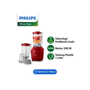 PHILIPS HR-2042 Blender Plastik 1 Liter 290 Watt