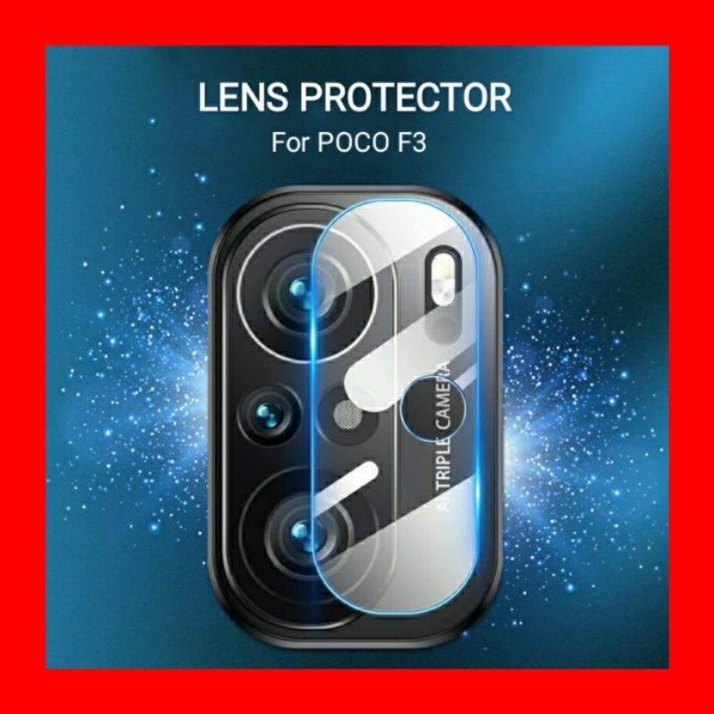 Tempered Glass Camera Xiaomi Poco F3 Premium Protector Lens Camera