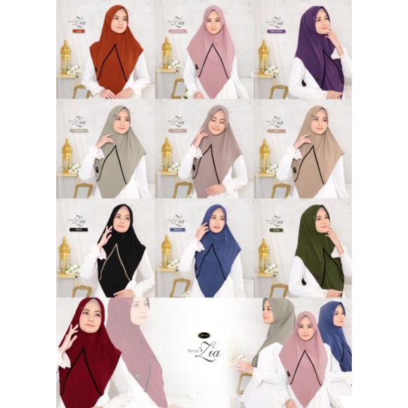 RESTOCK HIJAB INSTAN DAILY SUPER BEST SELLER // ZIA BERGO BY YESSANA HIJAB // KERUDUNG INSTAN ANTI R