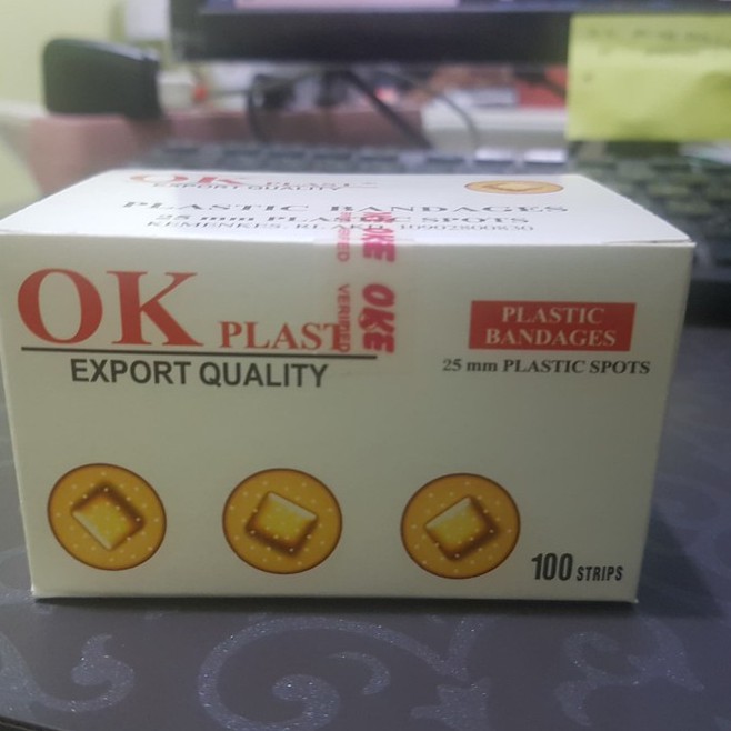 Plester OK PLAST 25mm plastic spots