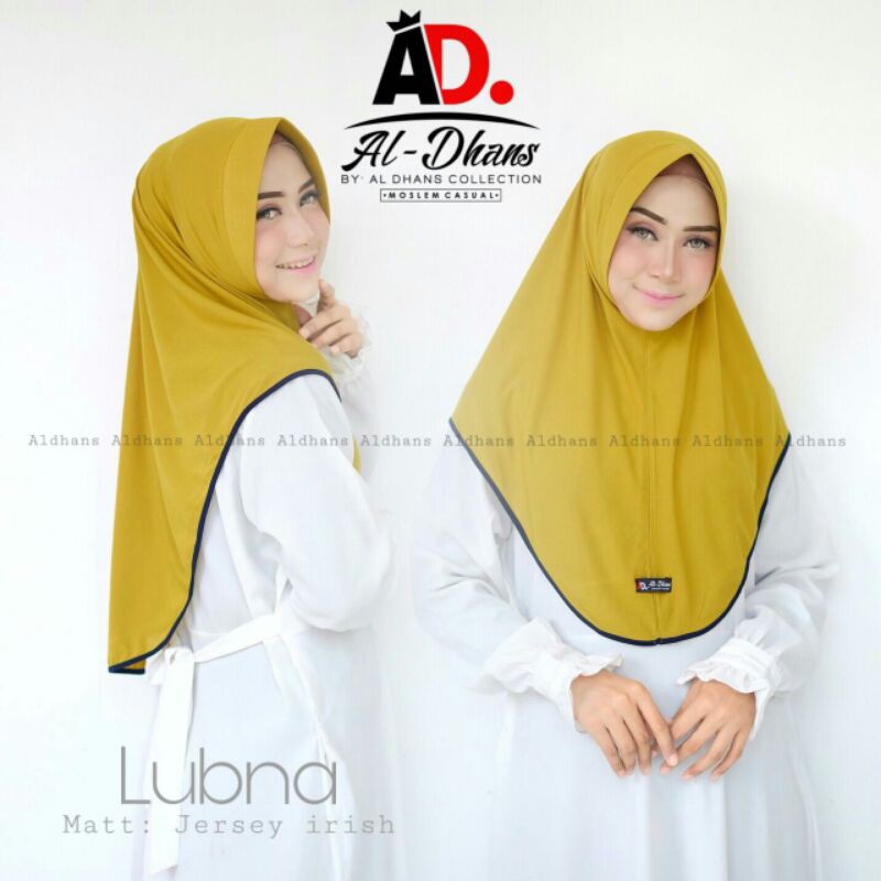 KERUDUNG MODEL LUBNA / HIJAB INSTAN / HIJAB TERBARU / HIJAB ORI BY AL DHANS
