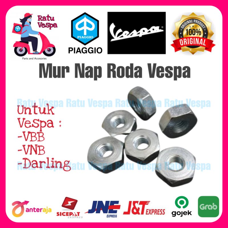 Mur Nap Roda tahun tua Tromol VESPA VBB VNB DARLING