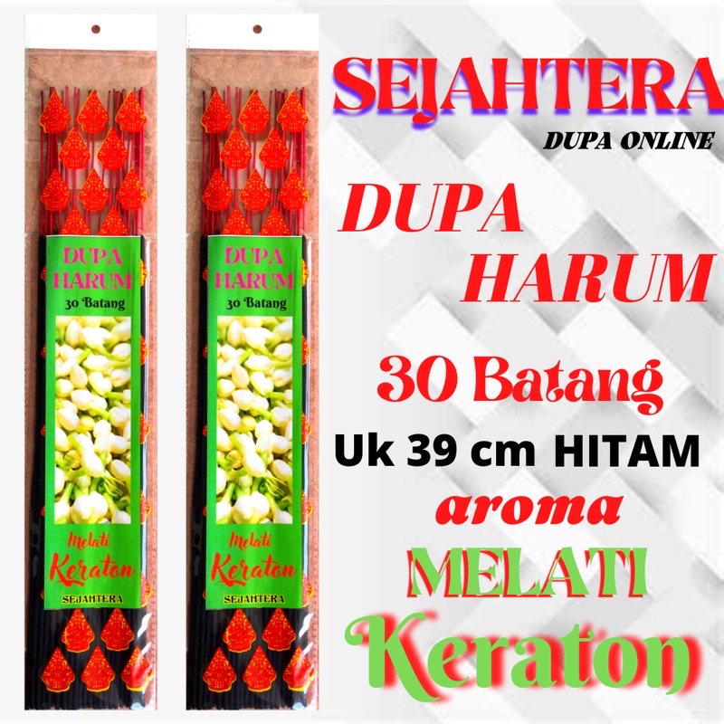 Dupa Hio Harum “MELATI KERATON” 30 Batang Hitam