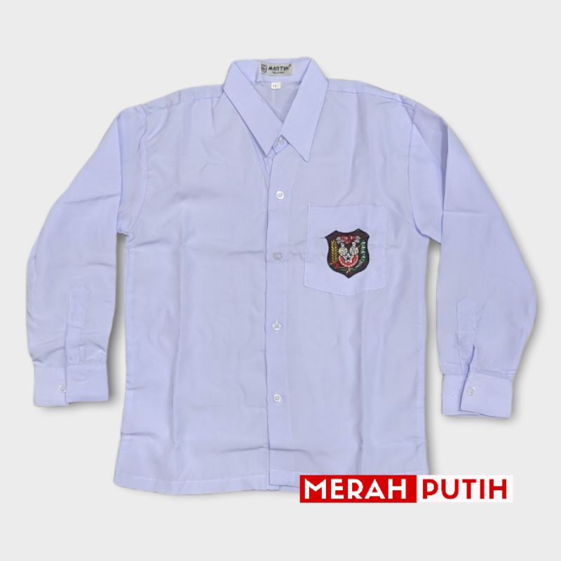 Seragam Sekolah Baju Putih SD Panjang Pendek Bahan Sanwos