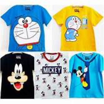 KAOS ANAK PEREMPUAN DORAEMON UMUR 1-2-3-4-5-6-7-8-9-10-11-12 // ATASAN BAJU ANAK PEREMPUAN // GROSIR KAOS ANAK