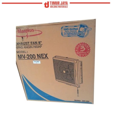 KIPAS ANGIN / EXHAUST FAN DINDING / TEMBOK MASPION MV-200NEX