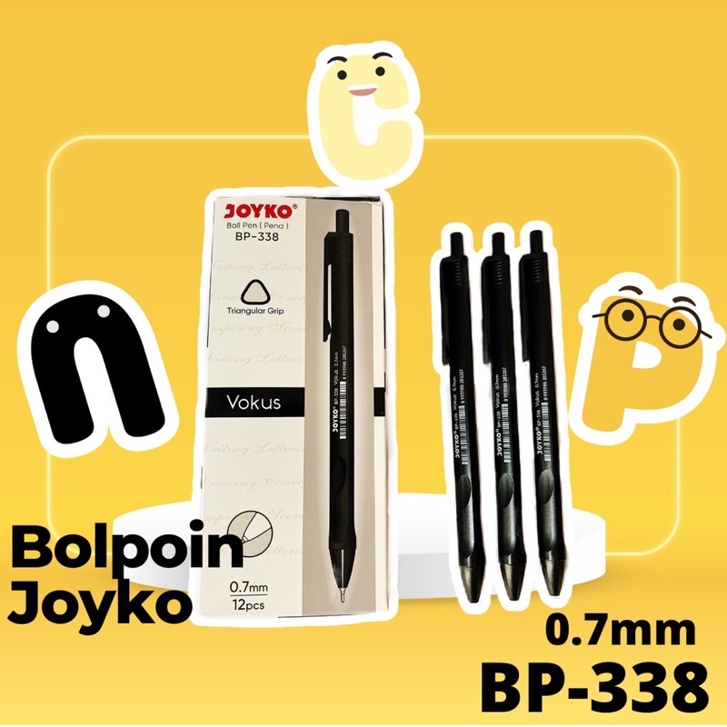 

Pulpen Tiktek JOYKO kualitas bagus jamin enak tulis ! harga perlusin cuma
