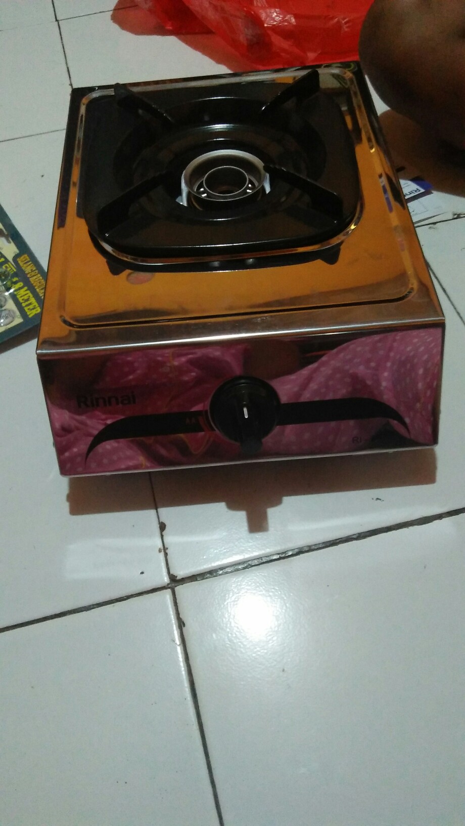 Kompor Gas Rinai Sni Garansi Resmi Stove Asli 1 Tungku Ri-511e Sni Tebal Kuat Original