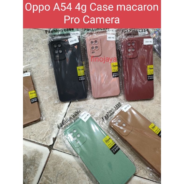 Case Macaron Oppo A54 Case Pro Camera