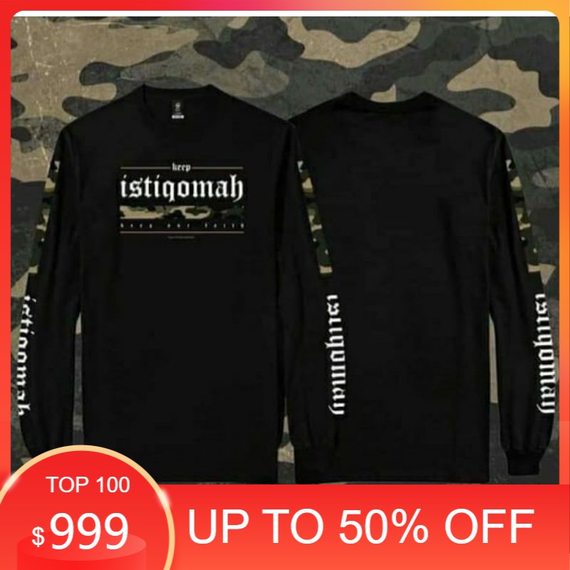 [COD] Kaos Distro Dakwah Islam Istiqomah Lengan Panjang