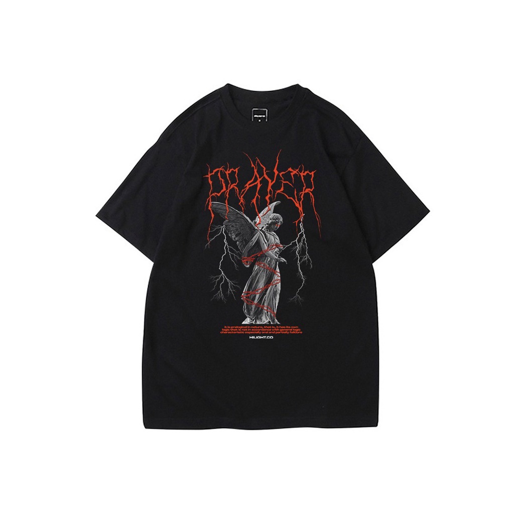 FC - KAOS OVERSIZE PLAYER BLACK || KAOS ANGEL T- shirt