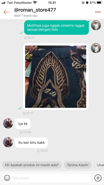 Kemeja Batik Baru M L Xl Xxl