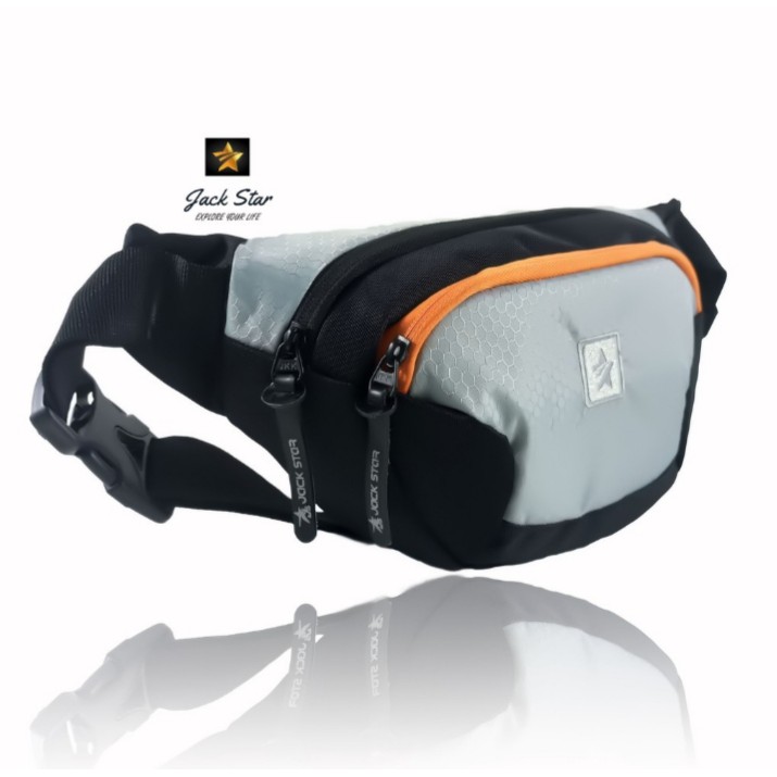 Tas Pria Sling Bag Outdoor / Waistbag Gaul Keren Pria / Tas Pinggang JS Fix Colour