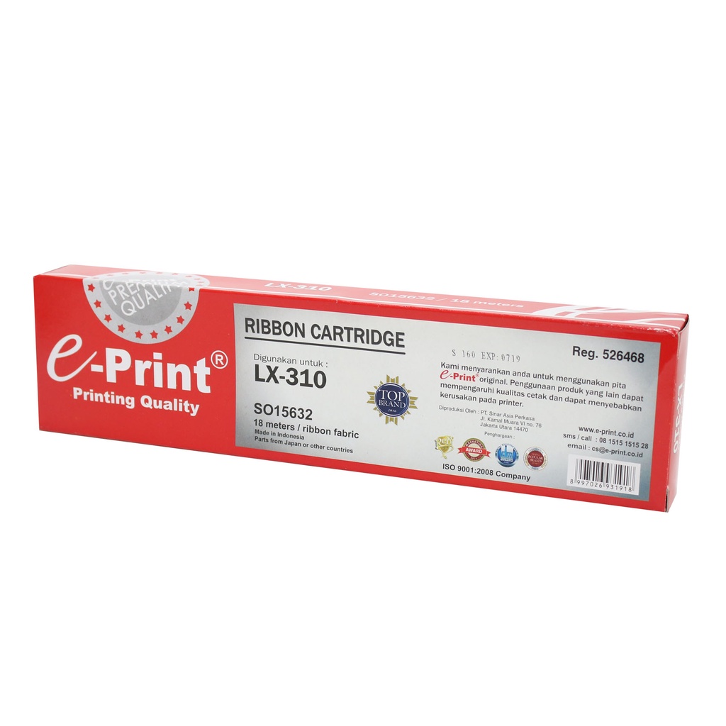 E-PRINT CATRIDGE RIBBON 18 METET EPSON LX 310