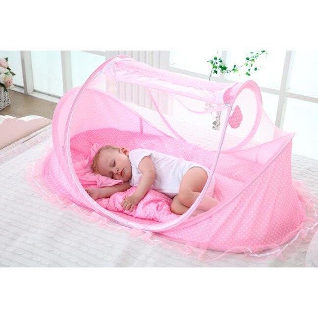 KL09 Bobo Baby KELAMBU BAYI musik series 3in1 dengan kasur dan bantal / Baby Nets