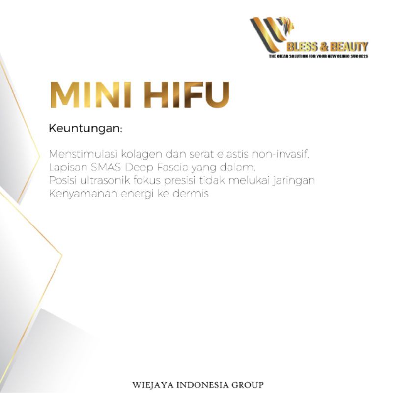 Alat Terapi Ultrasonic Mini HIFU Anti Aging Menyamarkan Mata Panda Kerutan