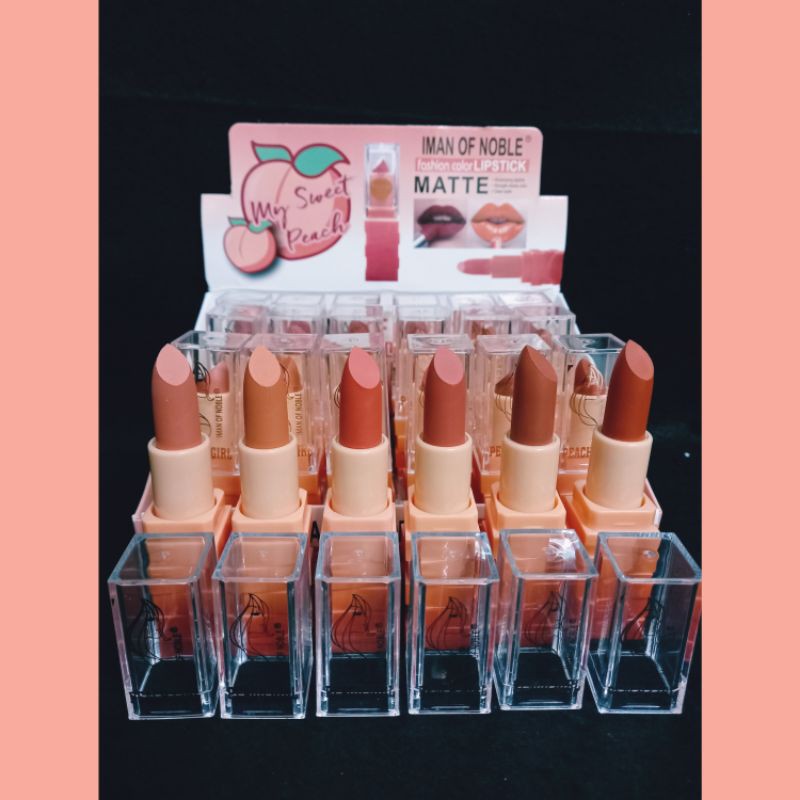 PROMO PER12PCS!!!LIPSTIK IMAN OF NOBLE MY SWEET PEACH 7065