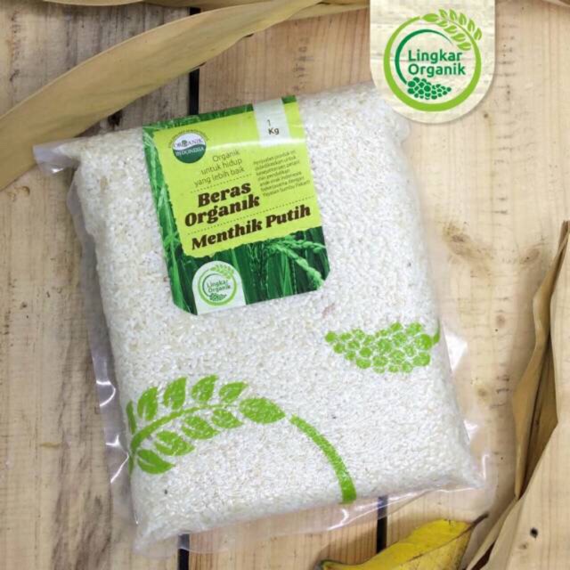 

Lingkar Organik Beras Menthik Putih 1kg