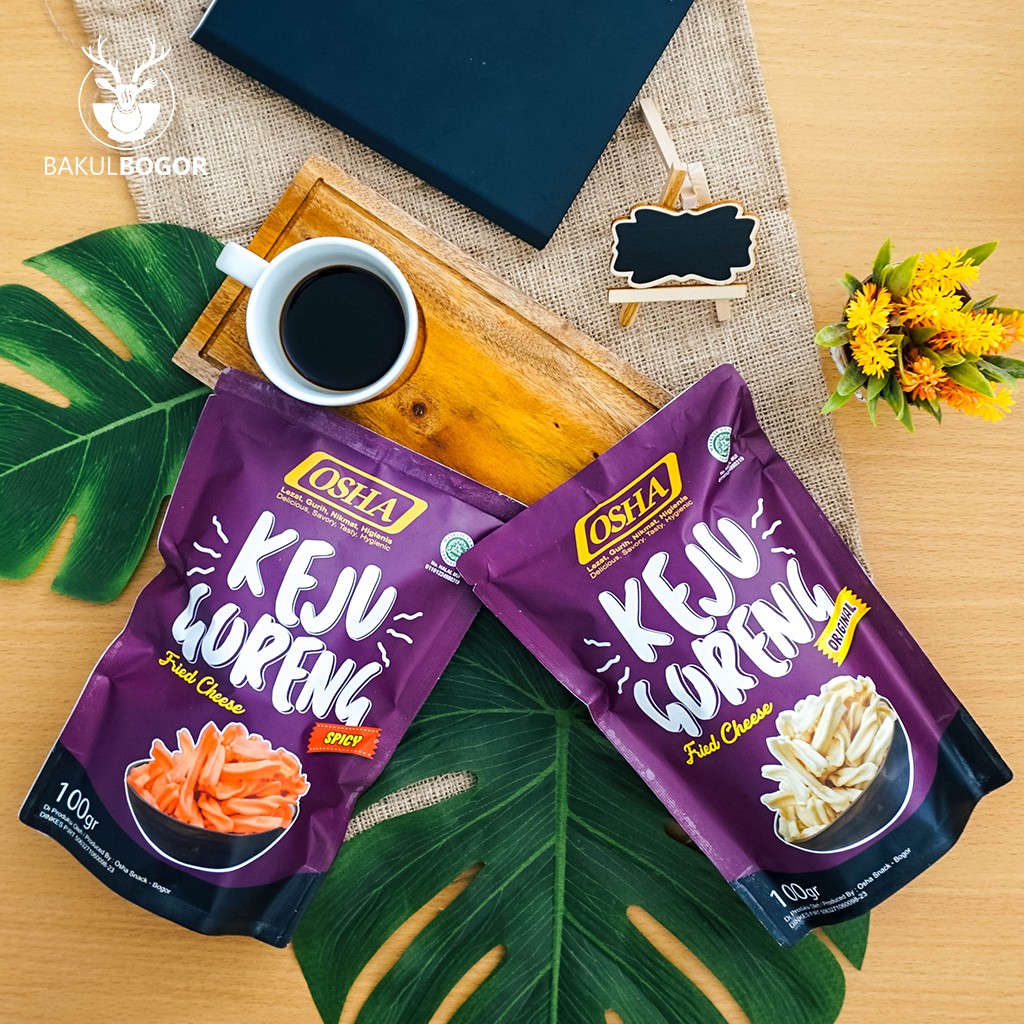 

BAKUL BOGOR UMKM OSHA Snack Keripik Gurih Olahan KEJU GORENG