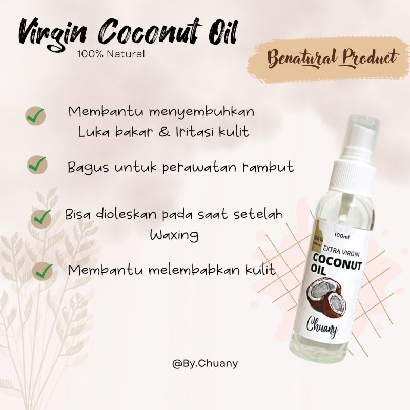 Virgin Coconut Oil VCO  - Minyak Kelapa Murni 100%