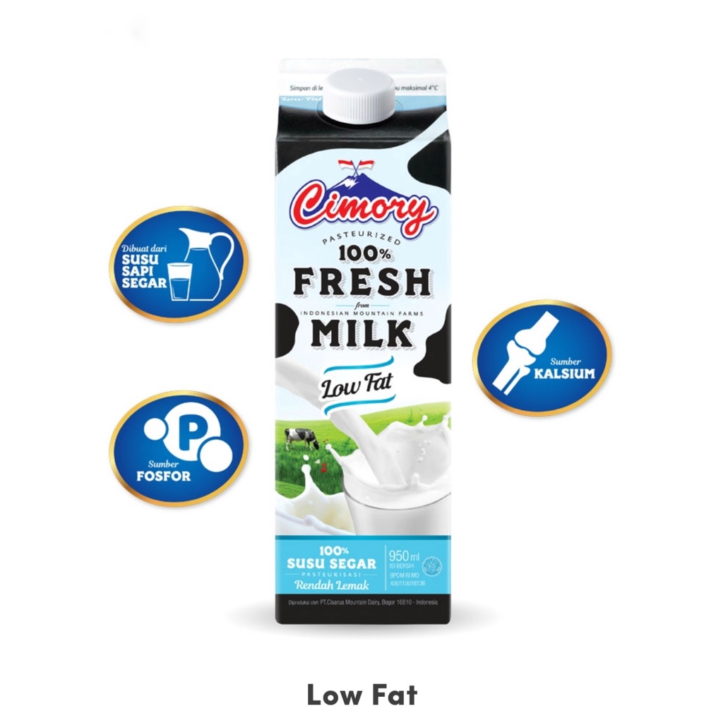 

Cimory fresh milk 950ml low fat