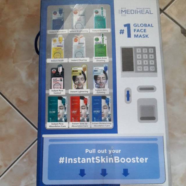 Mediheal Vending Machine Box Limited Edition All in sheetmask sheet mask