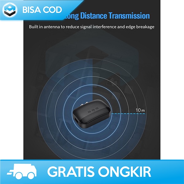 AUDIO BLUETOOTH RECEIVER  TRASMITTER AUDIO 5.0 NFC RCA AUX BERKUALITAS